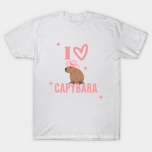 Capybara Preppy Aesthetic T-Shirt